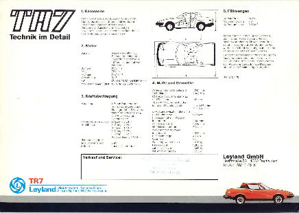 Triumph TR 7 D  (Rückseite)